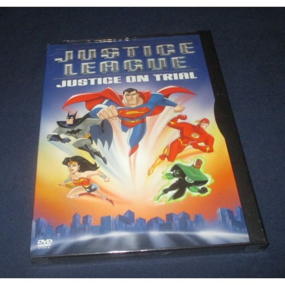 Justice League -Justice on Trial (DVD, 2003, Canadian) (unopened)